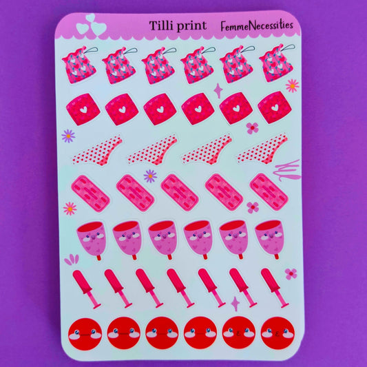 Sticker Sheet - Femme Necessities