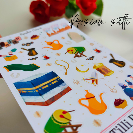 Sticker sheet - Ramadan mubarak
