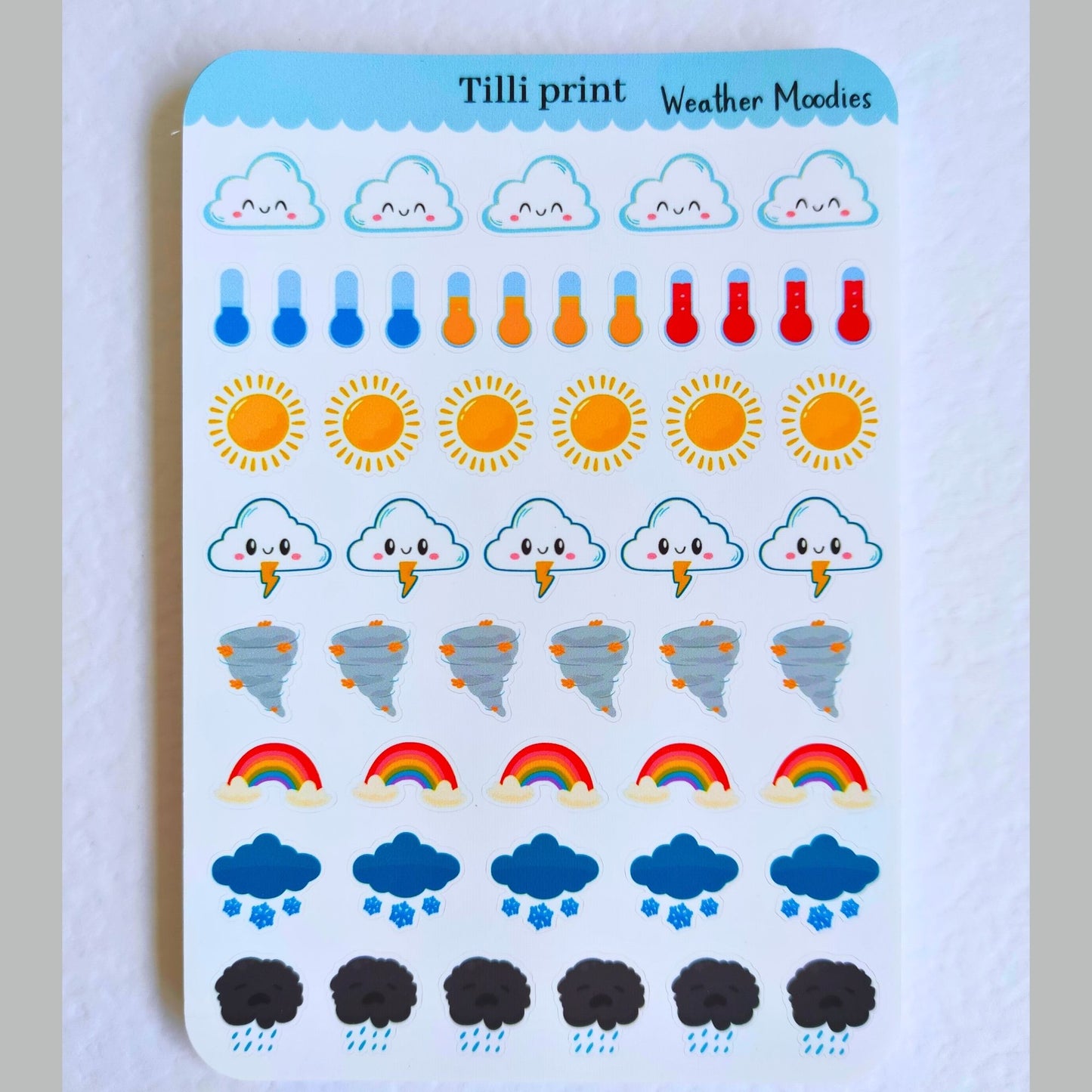 Sticker Sheet - Weather Moodies