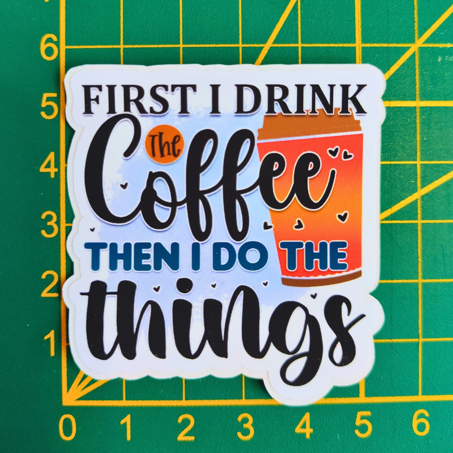 Coffee Life Addict - Die Cut Sticker